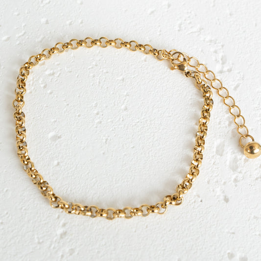 Golden Glow Anklet