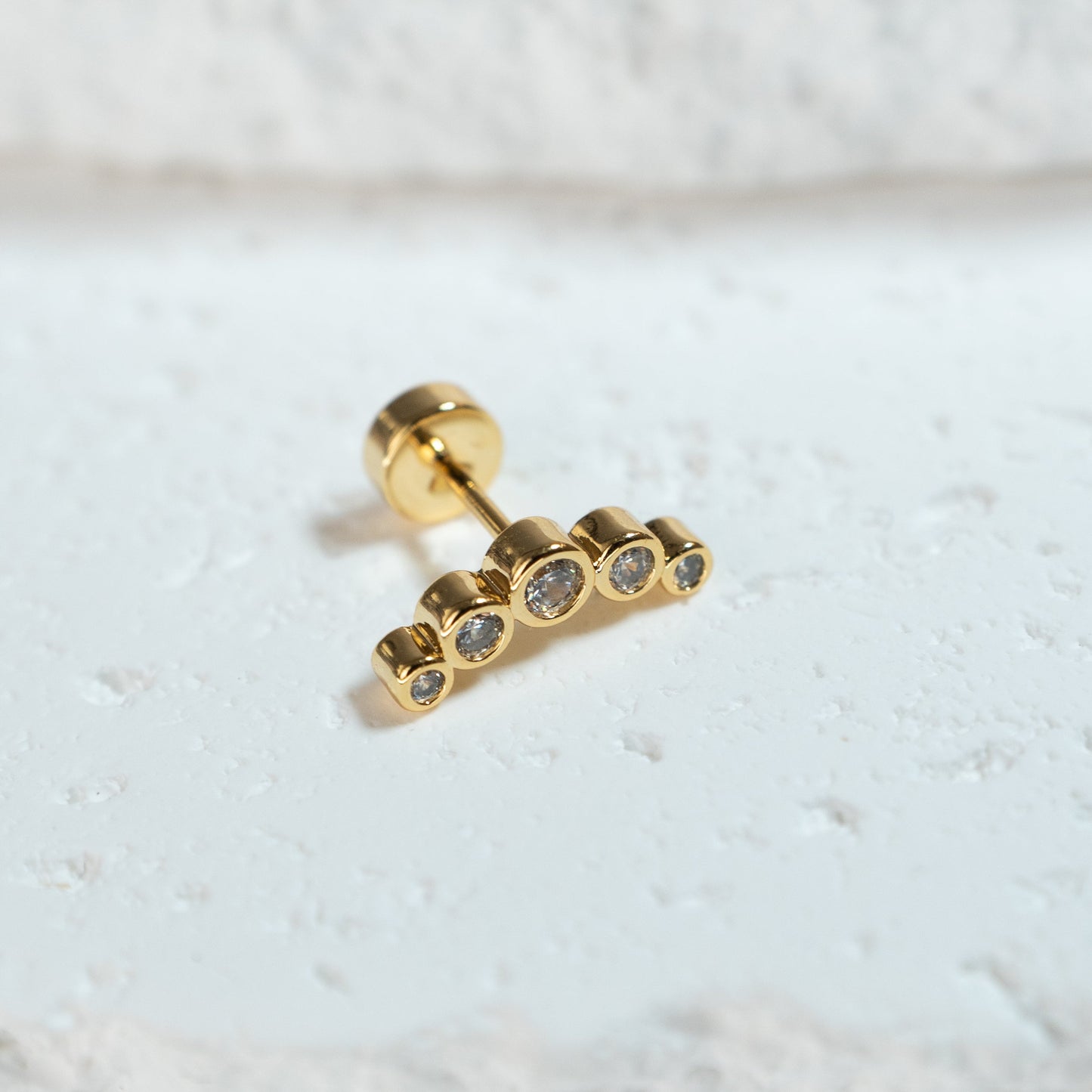 Lunar Arc Cartilage Stud