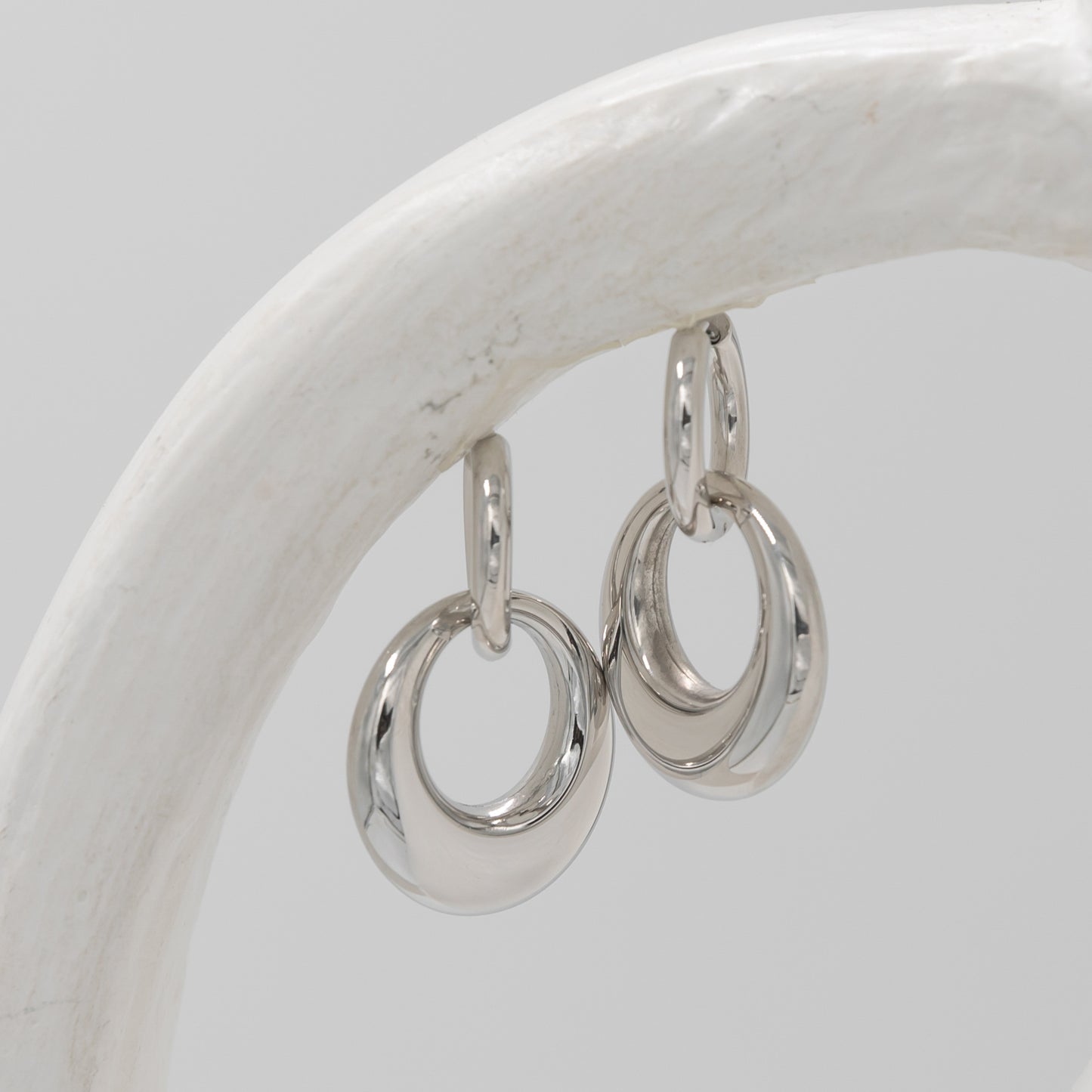 Two in One Huggie Hoop