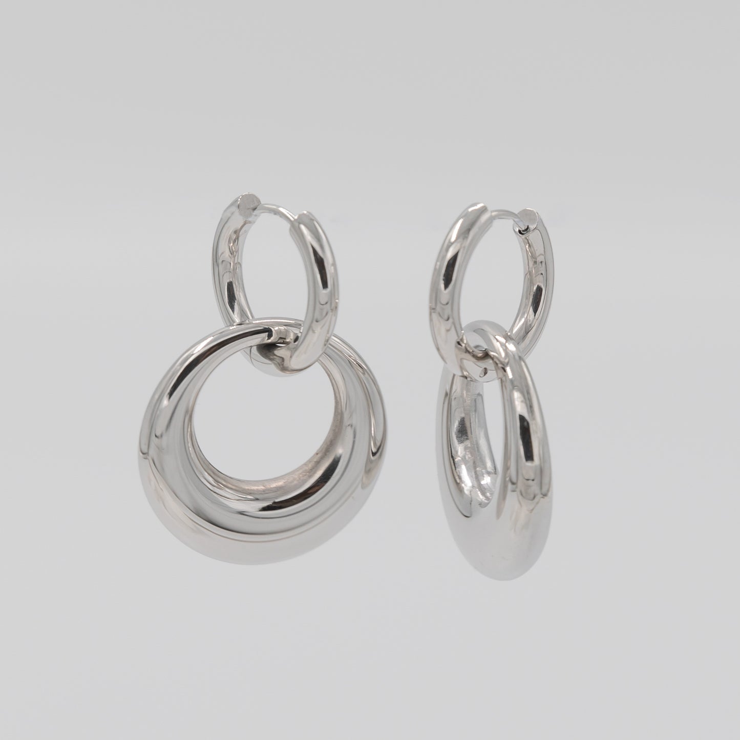 Two in One Huggie Hoop