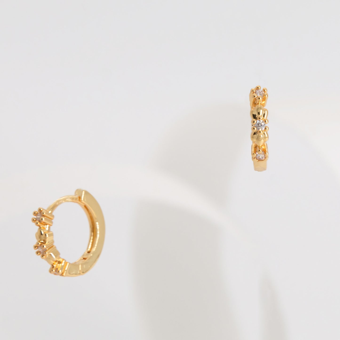 Dainty Floral Huggie