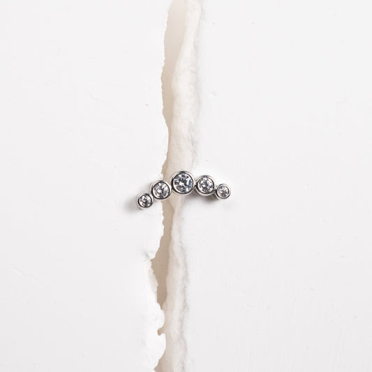 Lunar Arc Cartilage Stud