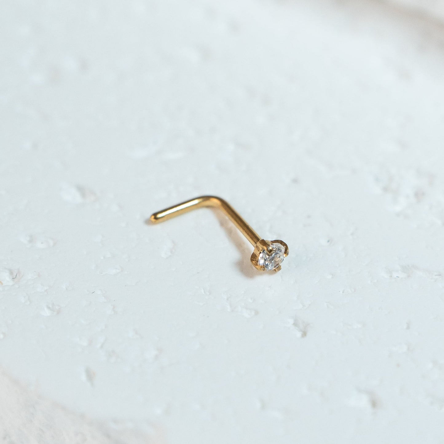 Nose Stud - L shape