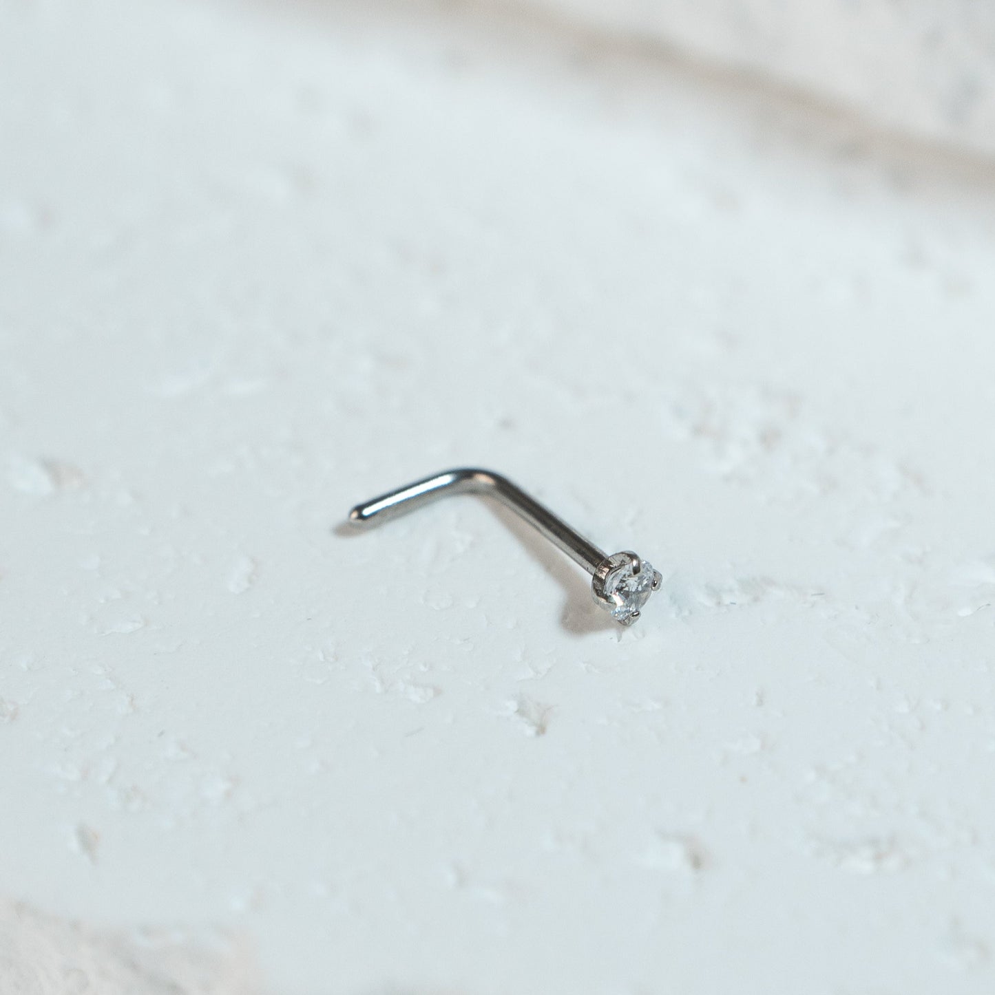 Nose Stud - L shape