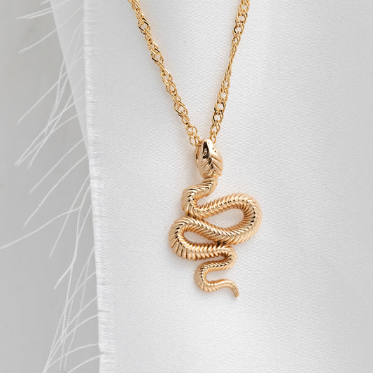 Golden Serpent Necklace