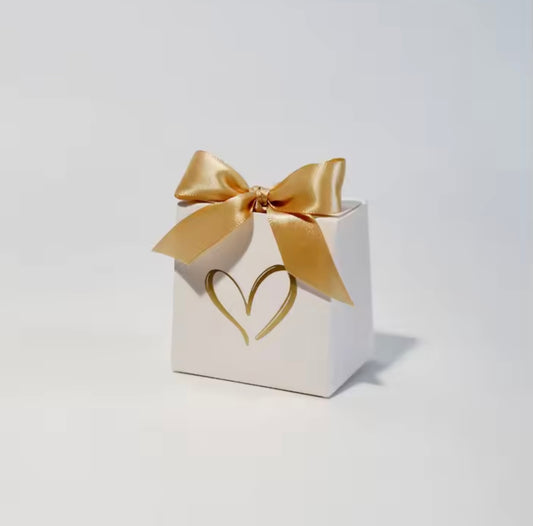 Gold Heart Gift Box